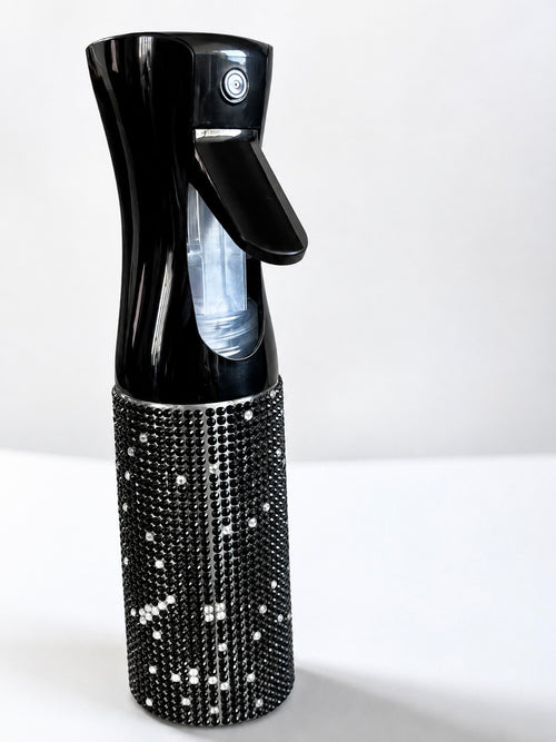 FASHIONISTA RHINESTONE DECORATED MIST SPRAY BOTTLES 300ML - PINK
