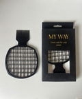 Men's Professional Twist Comb For Afro Waves- BLACK